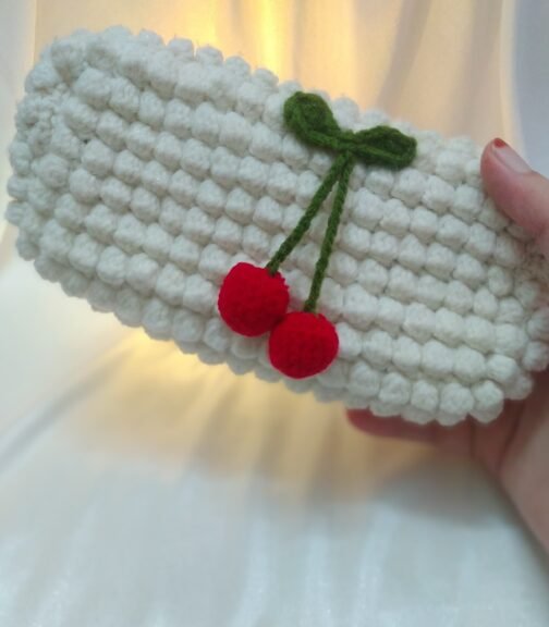crochet bobble pouch — the organization hero