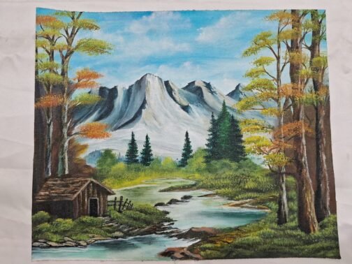 Autumn Sentinel - ACRYLIC PAINTING